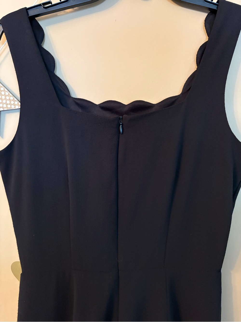 Monteau Black Scallop-Edge Sleeveless Jumpsuit - Picture 5 of 10